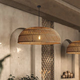 Asian Openwork Rattan Pendant Light Design