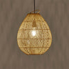 Oval Rattan Pendant Light