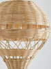 Hot Air Balloon Rattan Pendant Light Focus