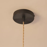 Japanese Rope Hut Pendant Light Hanged