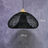 Modern Volcano Rattan Pendant Light