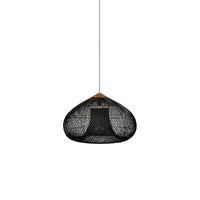Modern Volcano Rattan Pendant Light
