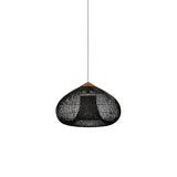 Modern Volcano Rattan Pendant Light