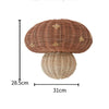 Mushroom Rattan Wall Lamp Size