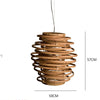 Oval Rattan Pendant Light