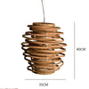 Oval Rattan Pendant Light