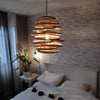 Oval Rattan Pendant Light