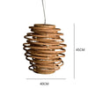 Oval Rattan Pendant Light