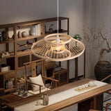 Hourglass Bamboo Pendant Light