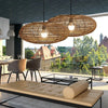 Spherical Rattan Pendant Light - 52 cm