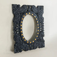 Midnight Bloom Mirror Frame - 90 cm