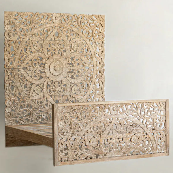 Lanna Bloom Bed Frame - California King 180 cm