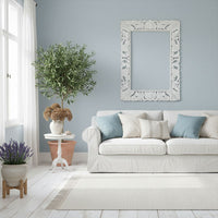 White Serenity Mirror Frame - 180 cm