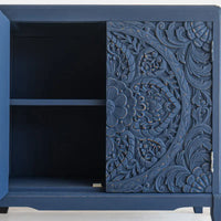 Indigo Medallion Cabinet - 90 cm