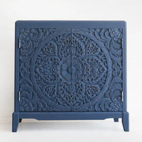 Indigo Medallion Cabinet - 90 cm