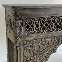 Intricate Carve Hallway Cabinet - 135 cm