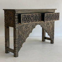 Intricate Carve Hallway Cabinet - 135 cm