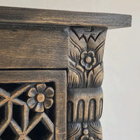 Intricate Carve Hallway Cabinet - 135 cm