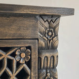 Intricate Carve Hallway Cabinet - 135 cm