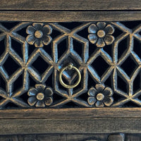 Intricate Carve Hallway Cabinet - 135 cm