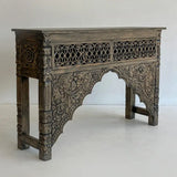 Intricate Carve Hallway Cabinet - 135 cm
