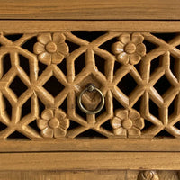 Savanna Carve Hallway Cabinet - 135 cm