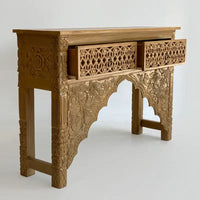 Savanna Carve Hallway Cabinet - 135 cm