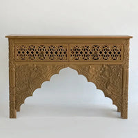 Savanna Carve Hallway Cabinet - 135 cm