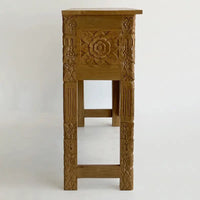 Savanna Carve Hallway Cabinet - 135 cm