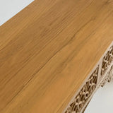 Savanna Carve Hallway Cabinet - 135 cm
