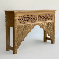 Savanna Carve Hallway Cabinet - 135 cm