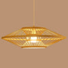 Hourglass Bamboo Pendant Light