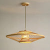 Hourglass Bamboo Pendant Light