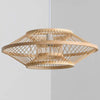 Hourglass Bamboo Pendant Light