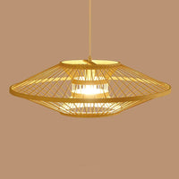 Hourglass Bamboo Pendant Light