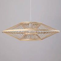 Hourglass Bamboo Pendant Light