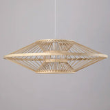 Hourglass Bamboo Pendant Light