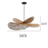 Butterfly Rattan Pendant Light Size 50cm x 22cm