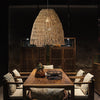 Exotic Rattan Bell Pendant Light Living Room