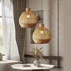Rattan Apple Pendant Light Livingroom