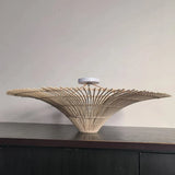 Rattan Umbrella Ceiling Light Design
