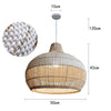 Bicolor Design Rattan Pendant Light