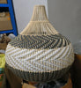 Colored Rattan Bulb Pendant Light