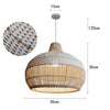 Bicolor Design Rattan Pendant Light