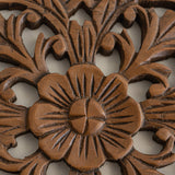 Set de 4 Panneaux Muraux Fleur - 20 cm