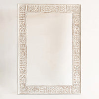 Cadre en Bois Tribal - 100 cm