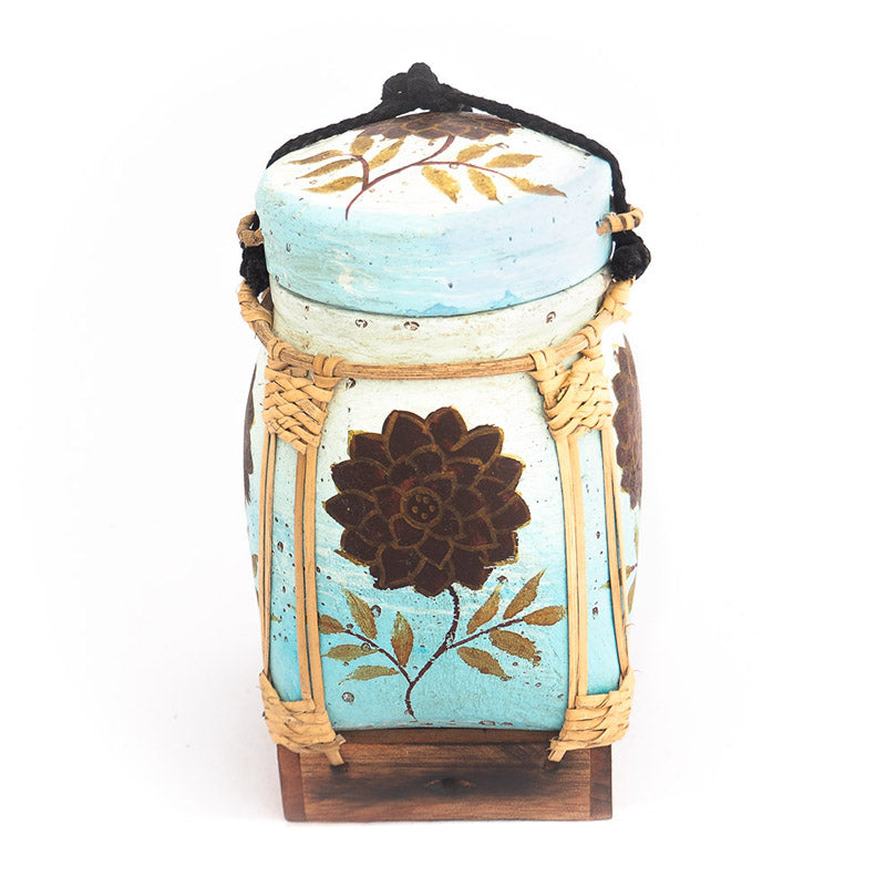 Thai Blue Floral Rice Box - 20 cm – Dokinko