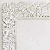 White Serenity Mirror Frame - 180 cm