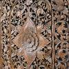 recycled-teak-wood-wall-panel-lotus-flower-180-cm-side-view