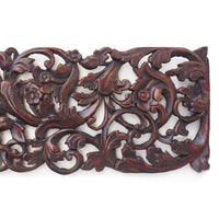 Set 2 Panneaux Muraux Rectangles Elégance Végétale Brun - 90 cm